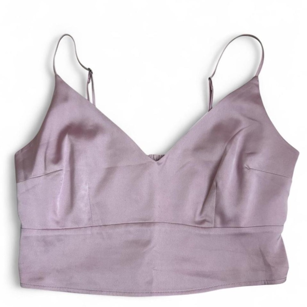 Abercrombie & Fitch Lilac Satin Top